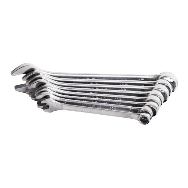GARNITURA KRATKIH VILIČASTO OBROČNIH KLJUČEV UNIOR V KARTONU 8 - 19 MM/8-DELNA ART. 125/1CS (603711)