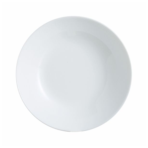 SET KROŽNIKOV LUMINARC 19 DELNI ZELIE BELA