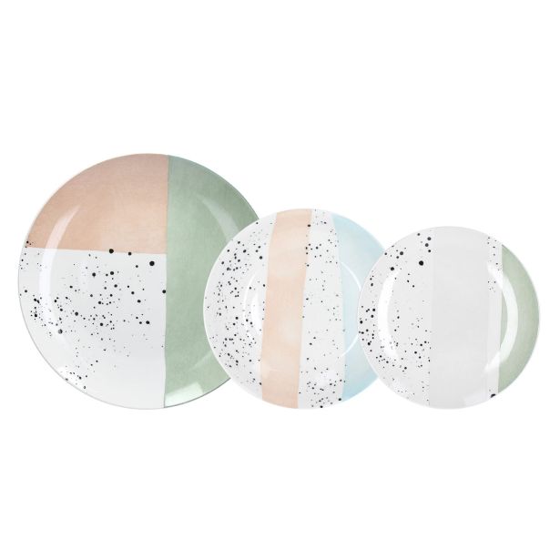 SET KROŽNIKOV TOGNANA 18 DELNI MOON PASTEL