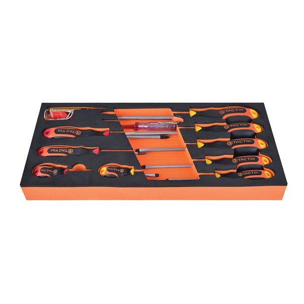 GARNITURA ORODJA TACTIX 11 KOS IZVIJAČI V VLOŽKU