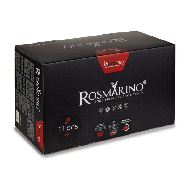 GARNITURA / SET POSODE ROSMARINO HEXAPRO 11-DELNI PAKIRAN