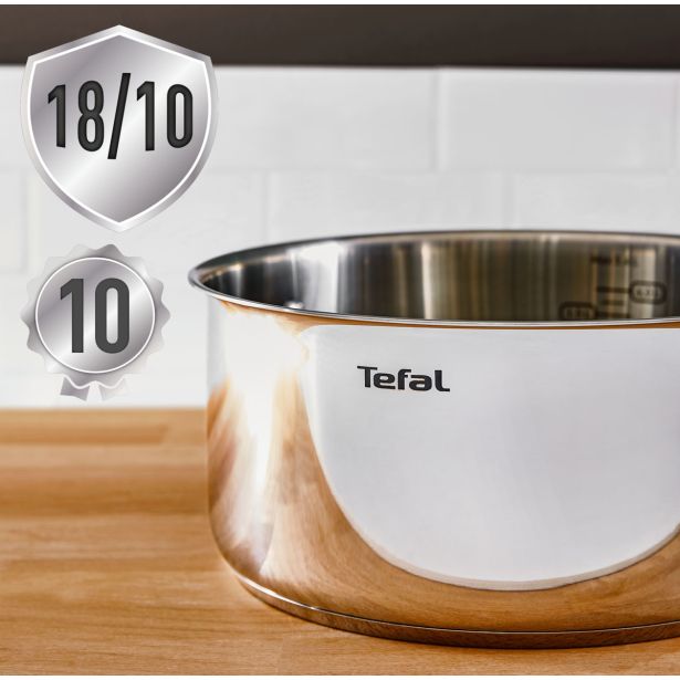 GARNITURA / SET POSODE TEFAL 6-DELNI INOX DUETTO G719S655