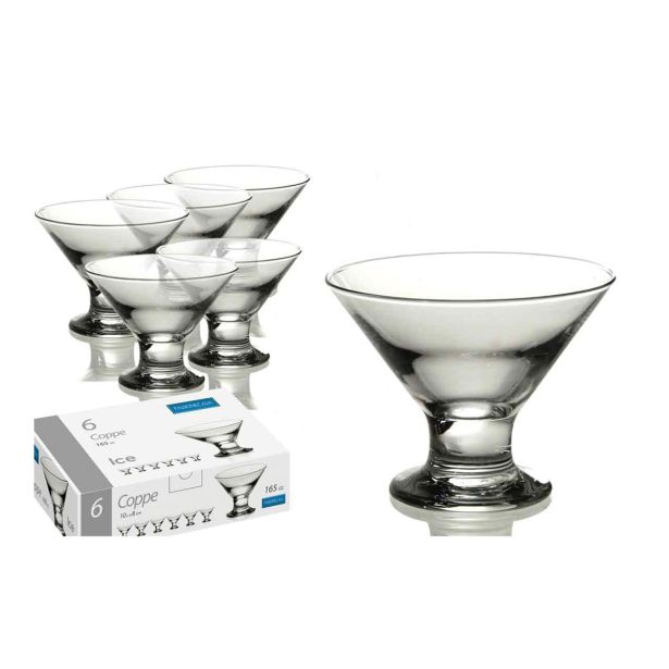 GARNITURA SKLED 6 DELNA 165 ML ICE