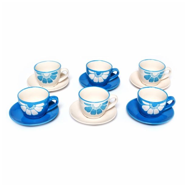 GARNITURA SKODELIC ALPEKS 6 DELNA BELA KAVA 170 ML DAISY 6/1