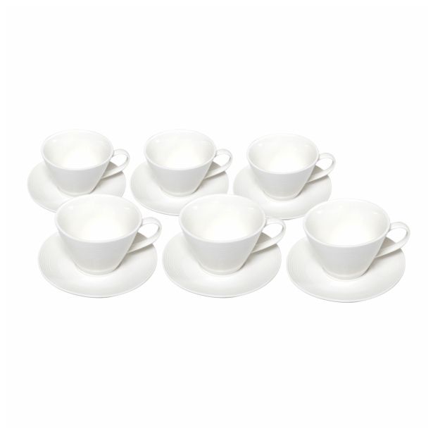 GARNITURA SKODELIC ALPEKS 6 DELNA BELA KAVA PX0107