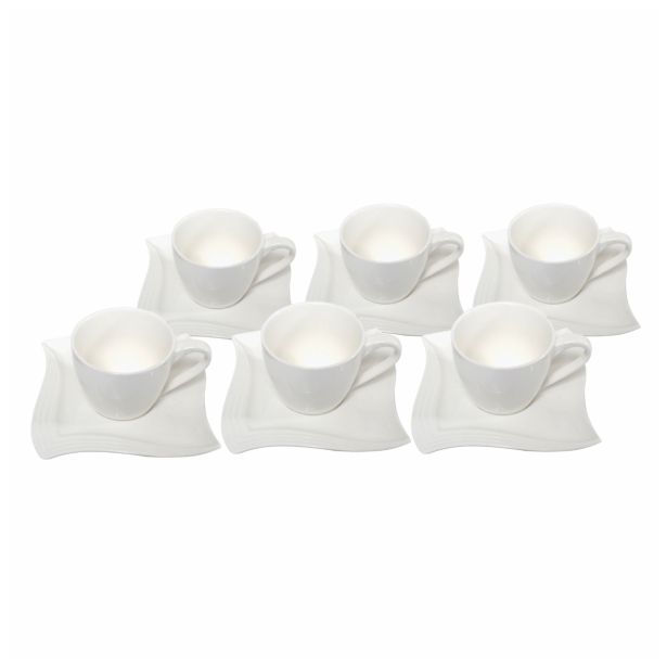 GARNITURA SKODELIC ALPEKS 6 DELNA BELA KAVA PX1206