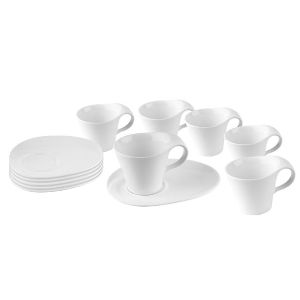 SET SKODELIC IN LONČKOV ALPEKS 6 DELNI BELA KAVA HJ1183