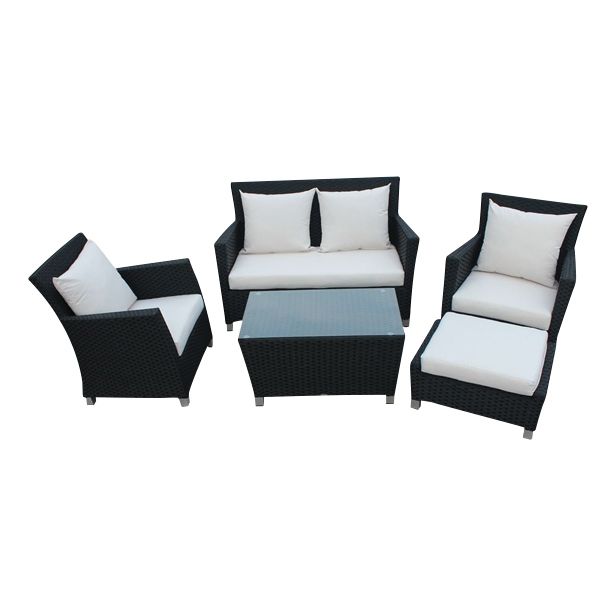 GARNITURA UMETNI RATAN BIVA BALI 5-DELNA, BEŽ