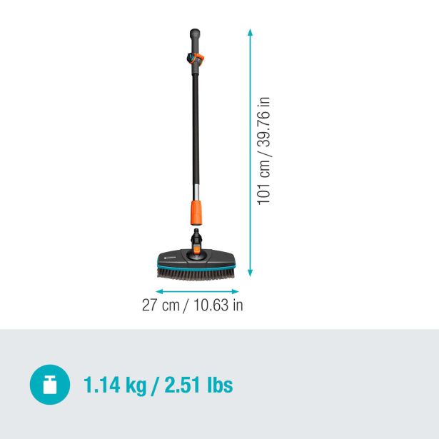 GARNITURA ZA PRANJE GARDENA SET ZA PRANJE Z DRŽALOM IN MEHKO KRTAČO