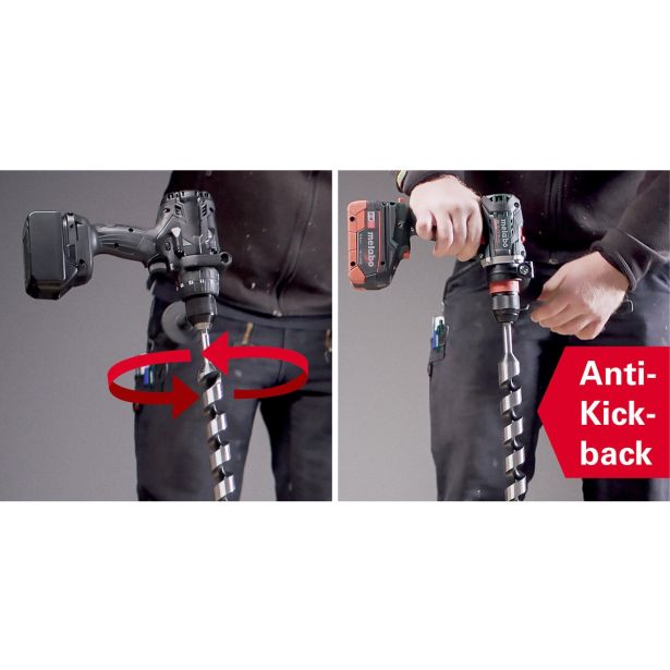 BATERIJSKI VREZOVALNIK NAVOJEV METABO GB 18 LTX BL Q I 2X GLAVA