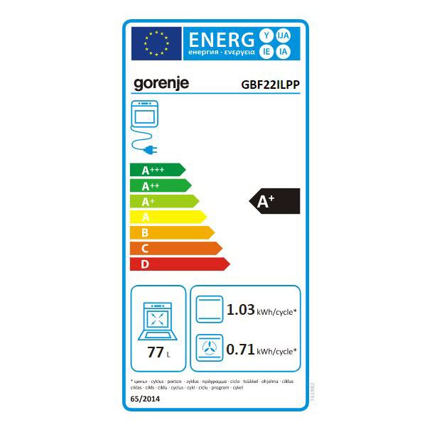 VGRADNA PEČICA GORENJE GBF22ILPP