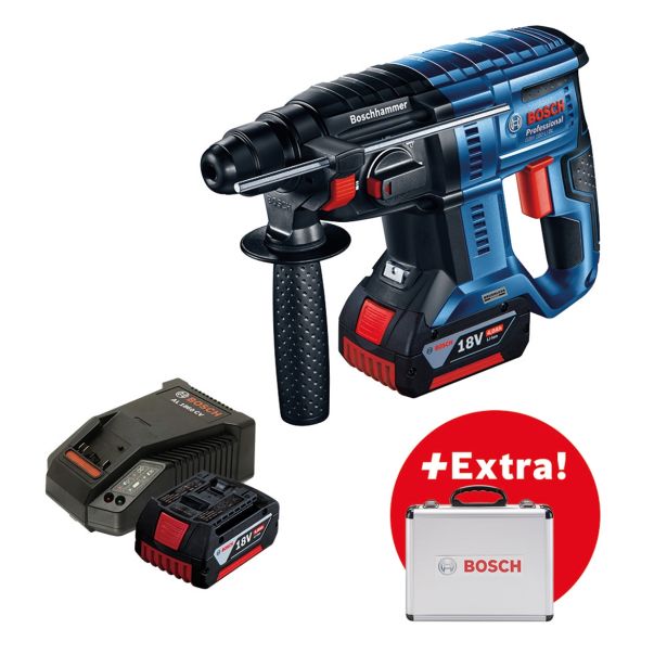 VRTALNO KLADIVO AKUMUL. BOSCH GBH 180-LI + KOMPLET SDS-PLUS V KOVČKU