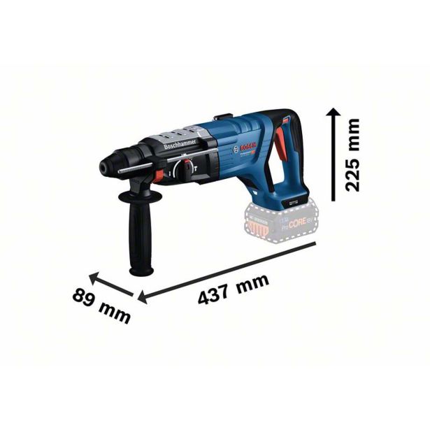 VRTALNO KLADIVO AKUMUL. BOSCH PROFESSIONAL GBH 18V-28 DC SOLO; PROMIX 18V