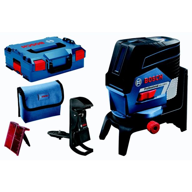 KOMBINIRANI LASER BOSCH GCL 2-50 C PROFESSIONAL Z RM 2 IN DRŽALOM BM 3 V L-BOXXU