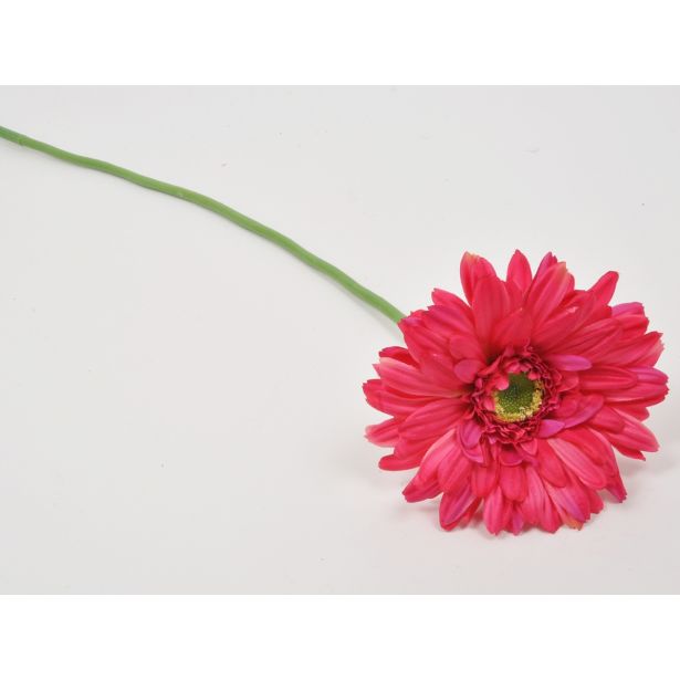 UMETNO CVETJE GERBERA ENOJNA 64CM FUKSIJA
