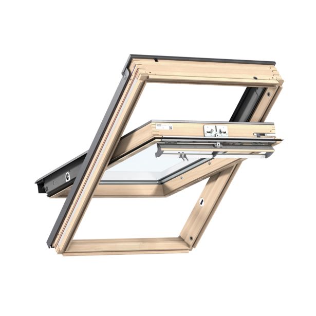 STREŠNO OKNO VELUX GGL FK08 3070 66X140 CM, LESENO