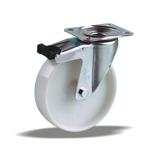 GIBLJIVO KOLO Z ZAVORO LIV-KOLESA 100 MM ZVISO PA VA BE