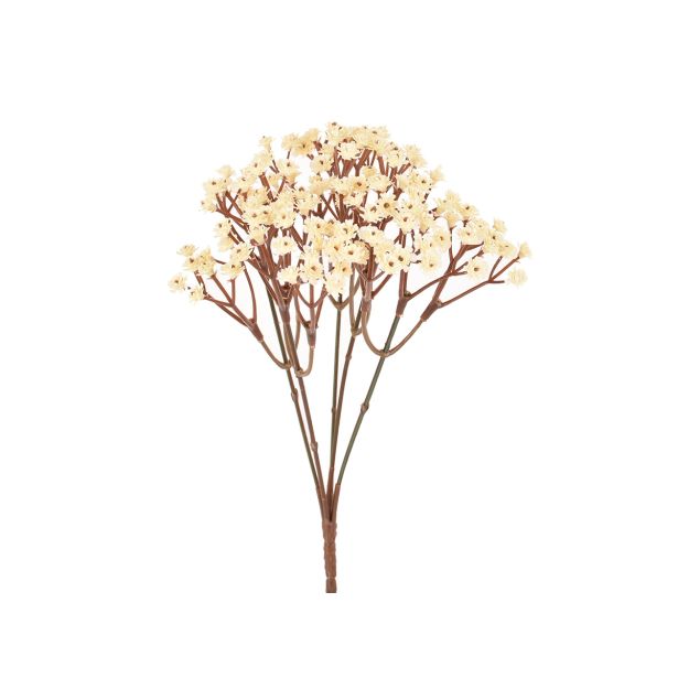 UMETNO CVETJE GIPSOFILA ŠOPEK 29CM KREM