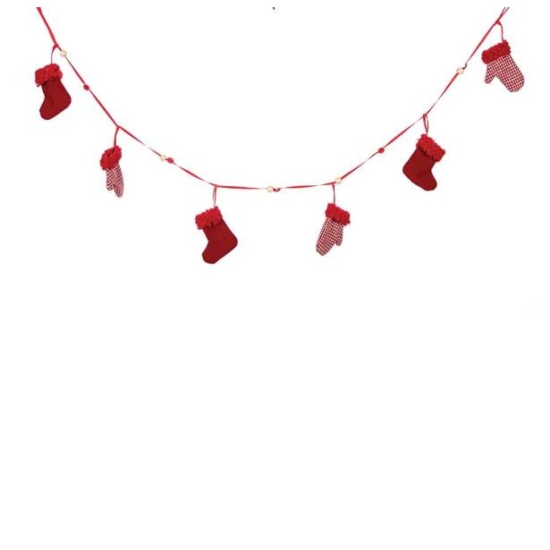 GIRLANDA GLOSSTYLE ROKAVIČKE IN NOGAVIČKE 6X6X100 CM