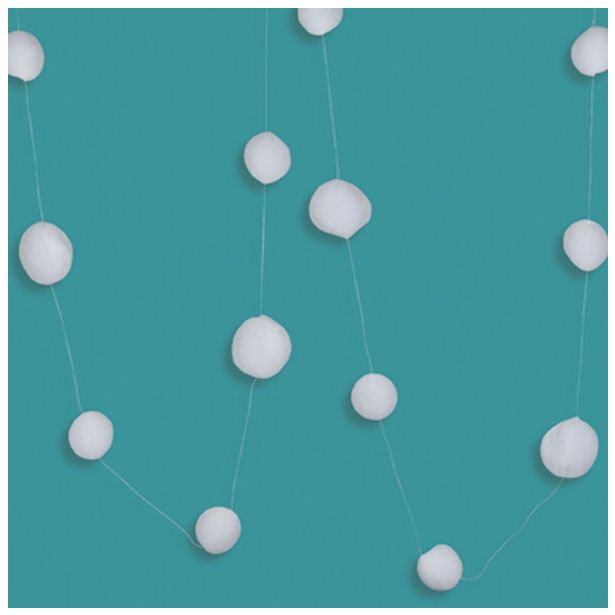 GIRLANDA R+W Z BELIMI COFKI 270 CM DOLŽINE