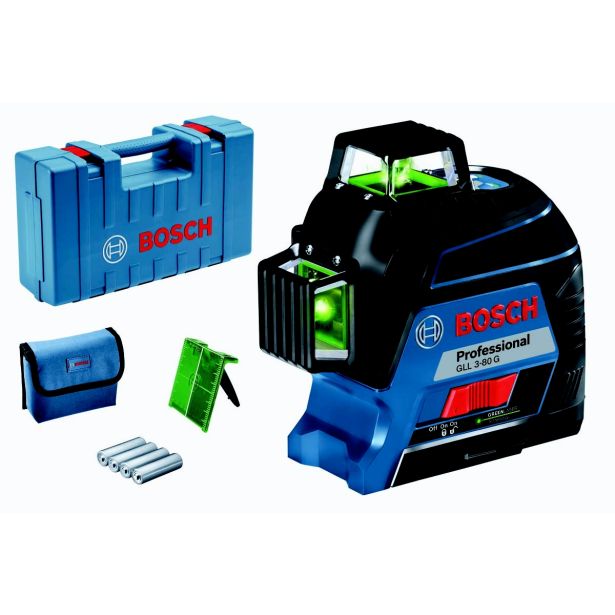 LINIJSKI LASER BOSCH GLL 3-80 G PROFESSIONAL