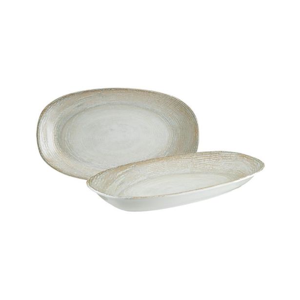 GLOBOKI KROŽNIK BONNA PATERA OVALNI 29X17CM 6 KOS