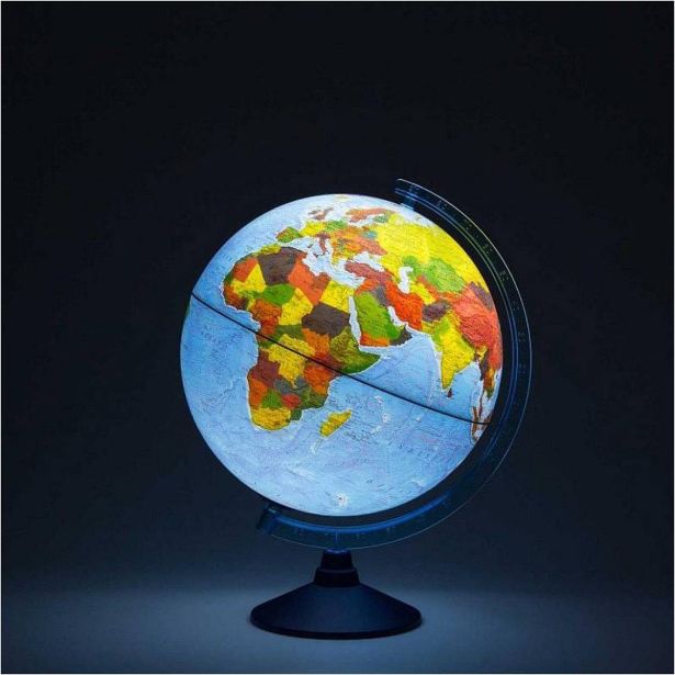 GLOBUS EUROCOM 25 CM Z LED LUČKO SLO