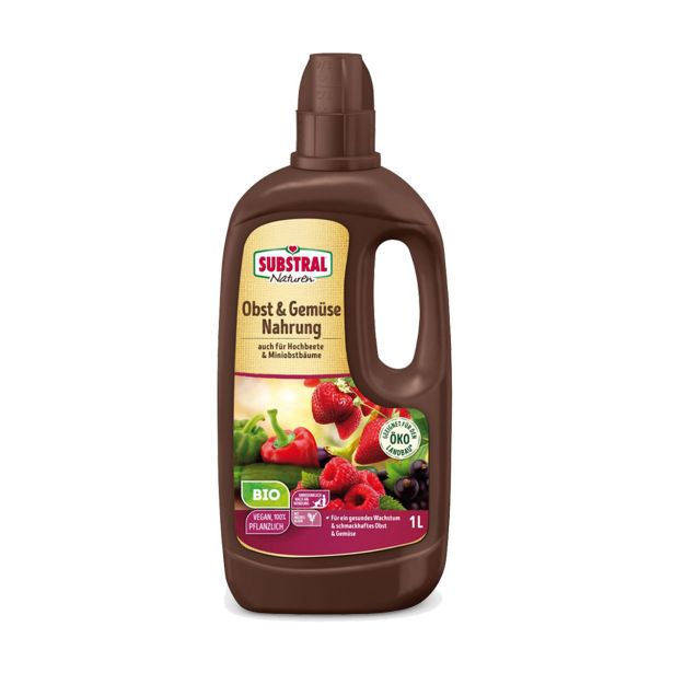 GNOJILO 100% RASTLINSKO ZA SADJE IN ZELENJAVO BIO SUBSTRAL NATUREN 1 L