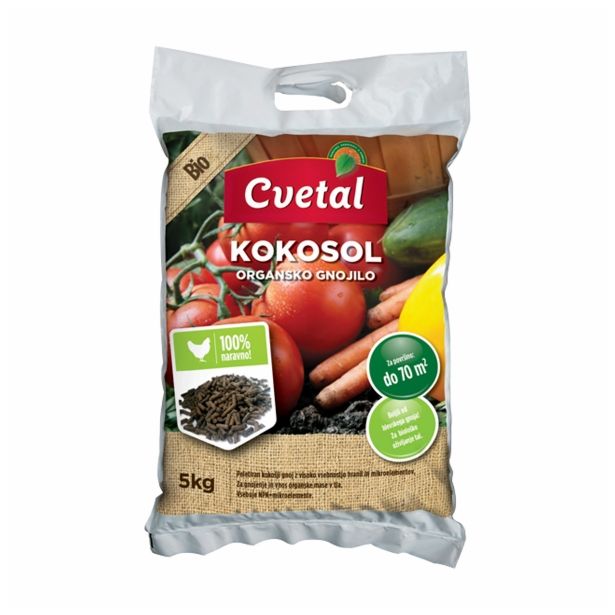 GNOJILO ZA PRIDELAVO CVETAL KOKOSOL 5KG