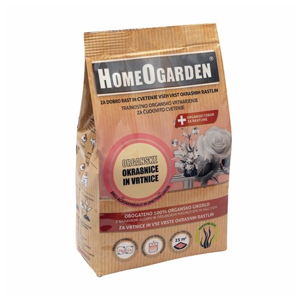 GNOJILO HOMEOGARDEN ORGANSKE OKRASNICE IN VRTNICE 1KG
