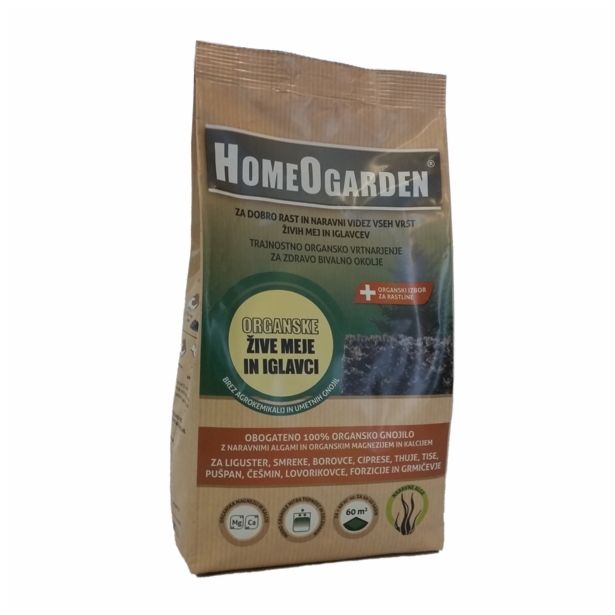 GNOJILO HOMEOGARDEN ORGANSKE ŽIVE MEJE IN IGLAVCI 2.5KG