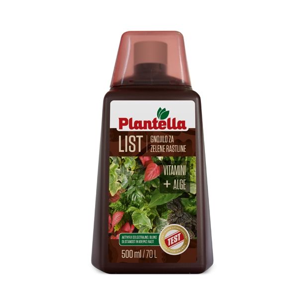 GNOJILO ZA OKR. RASTLINE PLANTELLA LIST TEKOČE 0.5 L