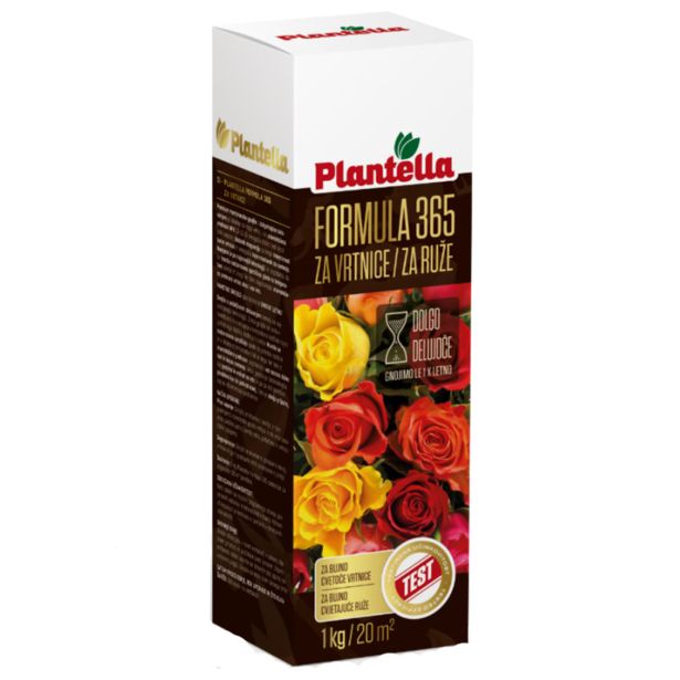 GNOJILO ZA OKR. RASTLINE PLANTELLA ZA VRTNICE DOLGODELUJOČE 1 KG