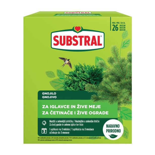 GNOJILO ZA OKR. RASTLINE SUBSTRAL ZA IGLAVCE IN ŽIVE MEJE 1.2 KG