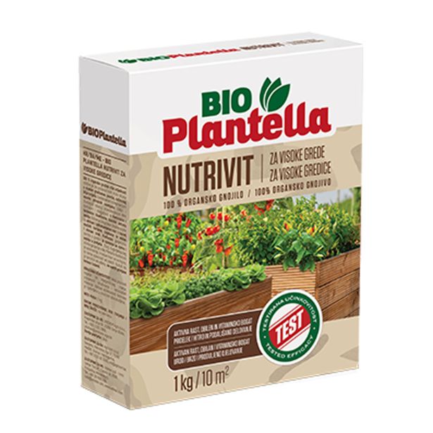 GNOJILO ZA PRIDELAVO BIO PLANTELLA BIO NUTRIVIT ZA VISOKE GREDE 1 KG