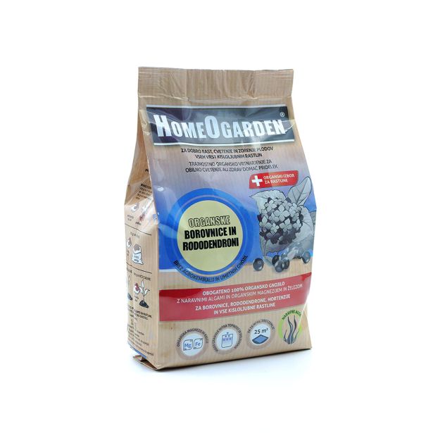 GNOJILO ZA PRIDELAVO HOMEOGARDEN ORGANSKE BOROVNICE IN RODODENDRONI 1KG