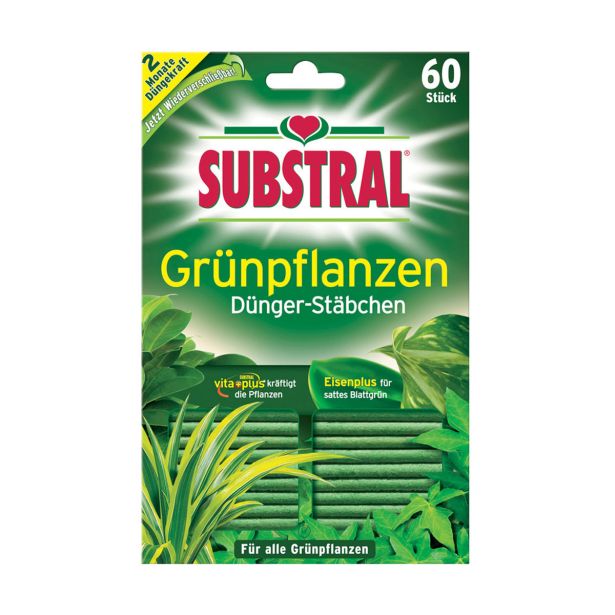 GNOJILO ZA PRIDELAVO SUBSTRAL MINERALNE PALČKE ZA ZELENE RASTLINE 60 PALČK