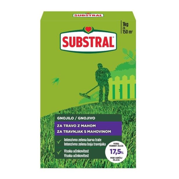 GNOJILO ZA TRATO SUBSTRAL STOP MAH 17.5% ŽELEZA 1KG