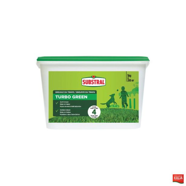 GNOJILO ZA TRATO SUBSTRAL TURBO GREEN 5 KG