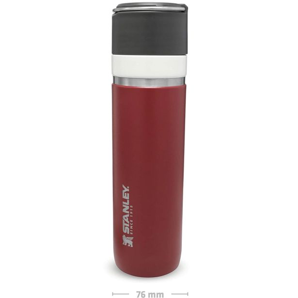 STANLEY GO IZOLIRANA STEKLENIČKA CERAMIVAC 0.70L, CRANBERRY RDEČA