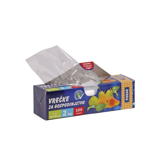 GOSPODINJSKA VREČKA PISKAR 20X30 CM 2 KG 100/1 BOX