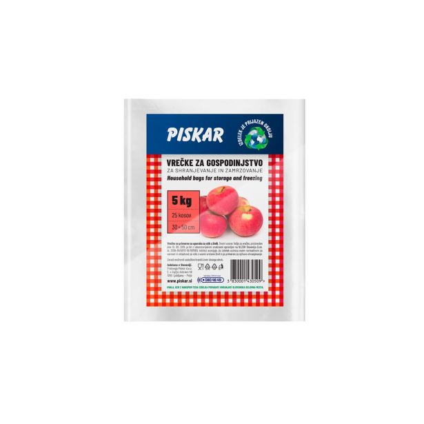 GOSPODINJSKA VREČKA PISKAR 30X50 CM 5 KG 25/1
