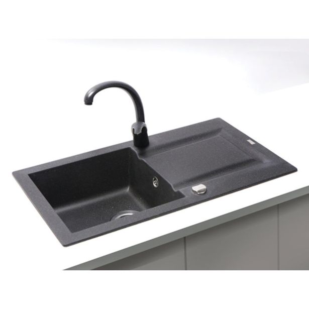 GRANITAL POMIVALNO KORITO ALVEUS FALCON 30, G91 CARBON 780X435 MM