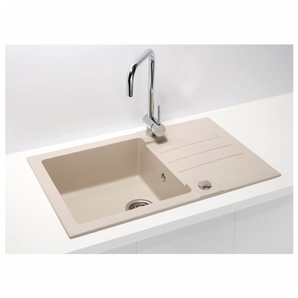 GRANITAL POMIVALNO KORITO ALVEUS ROCK 130, G22 TERRA 780X480 MM