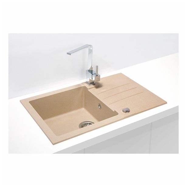 GRANITAL POMIVALNO KORITO ALVEUS ROCK 130, G55 BEIGE 780X480 MM