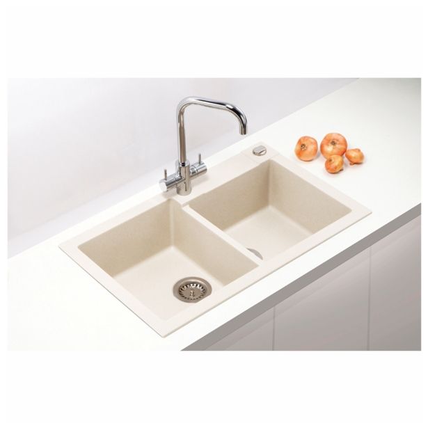 GRANITAL POMIVALNO KORITO ALVEUS ROCK 90, G11 ARCTIC 780X480 MM