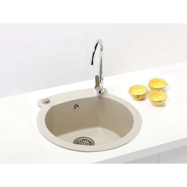 GRANITAL POMIVALNO KORITO ALVEUS ROLL 10, G22 TERRA 510X530 MM