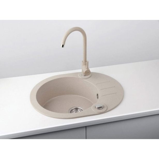 GRANITAL POMIVALNO KORITO ALVEUS ROLL 40, G22 TERRA 595X475 MM