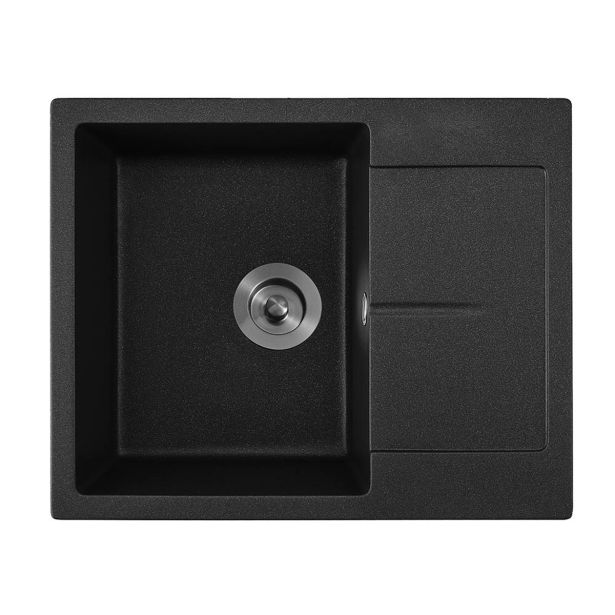 GRANITAL POMIVALNO KORITO INTER CERAMIC ICGS 8220 ČRNO