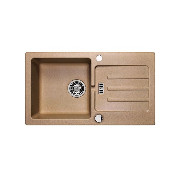 GRANITAL POMIVALNO KORITO MINES-IB MIB 25008 BEŽ 780X435 MM + SIFON